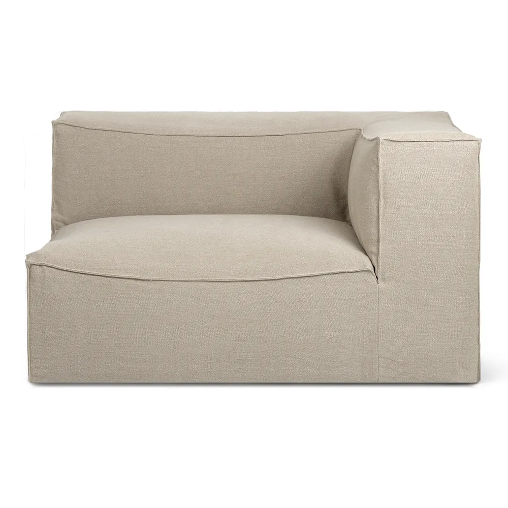 Ferm Living, Catena Sofa Armrest Right L401 - Rich Linen - Natural