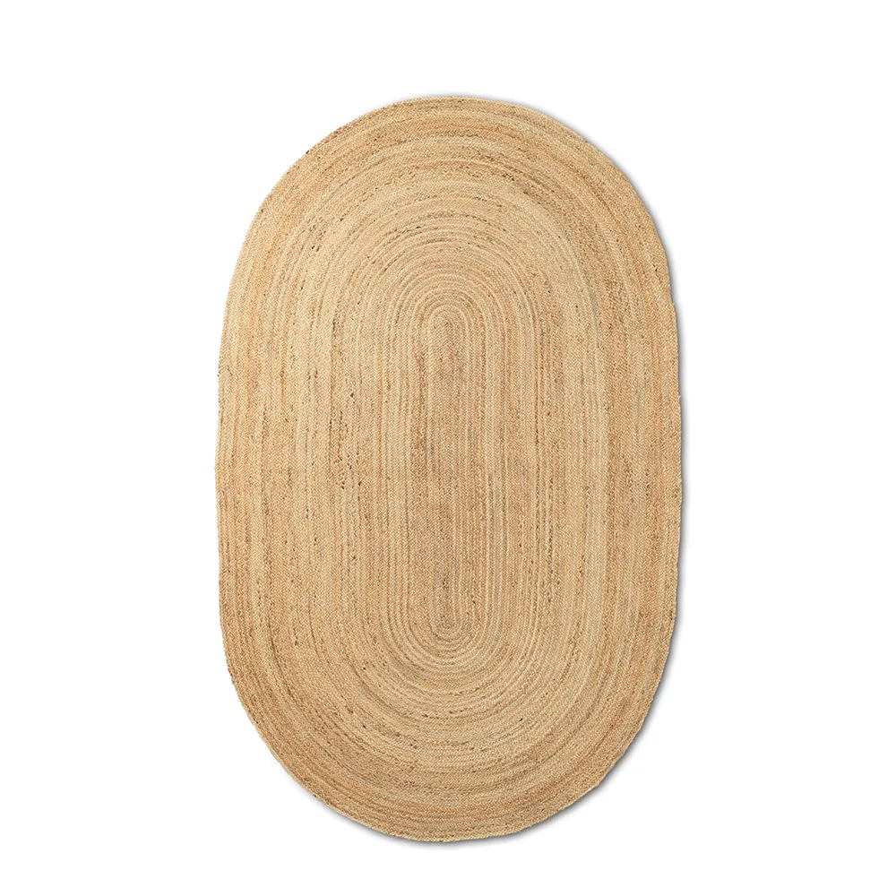 Ferm Living, Eternal Oval JuteMatta 230x340 cm