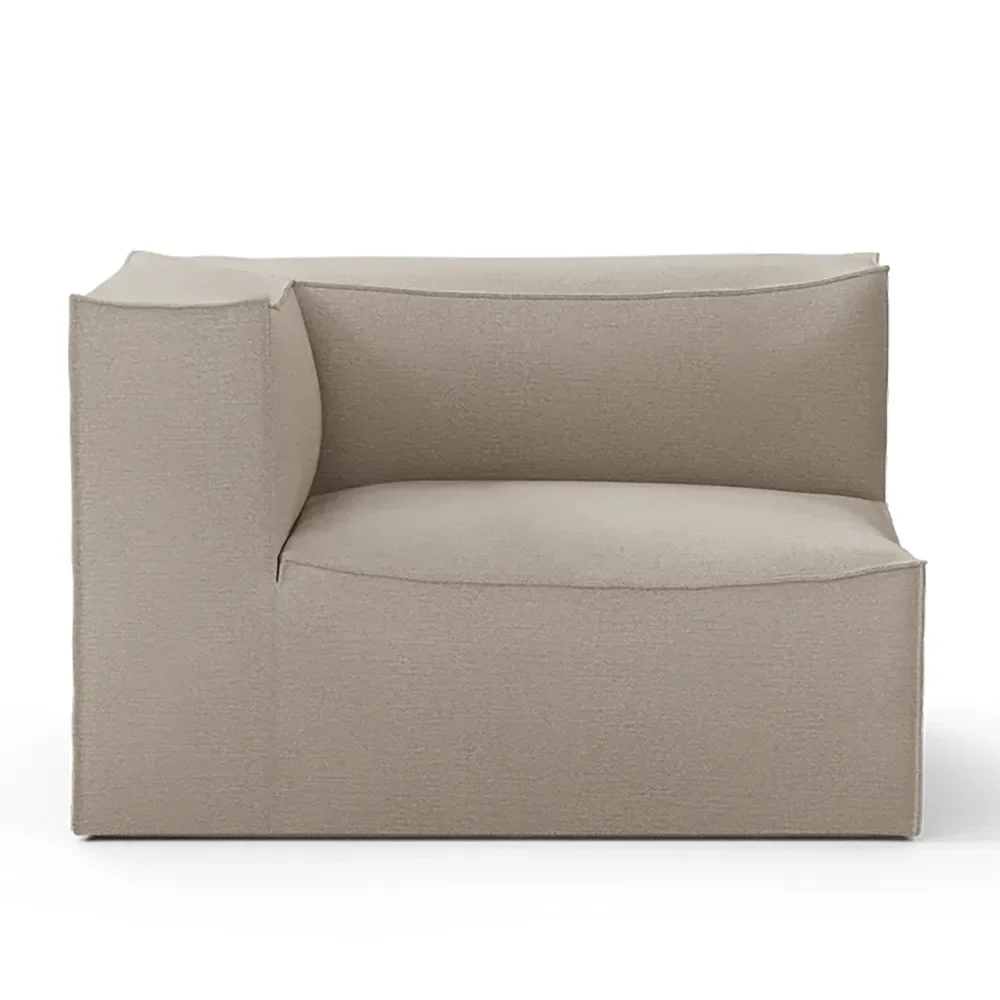 Ferm Living, Catena Sofa Armrest Left S400  - Cotton Linen - Natural