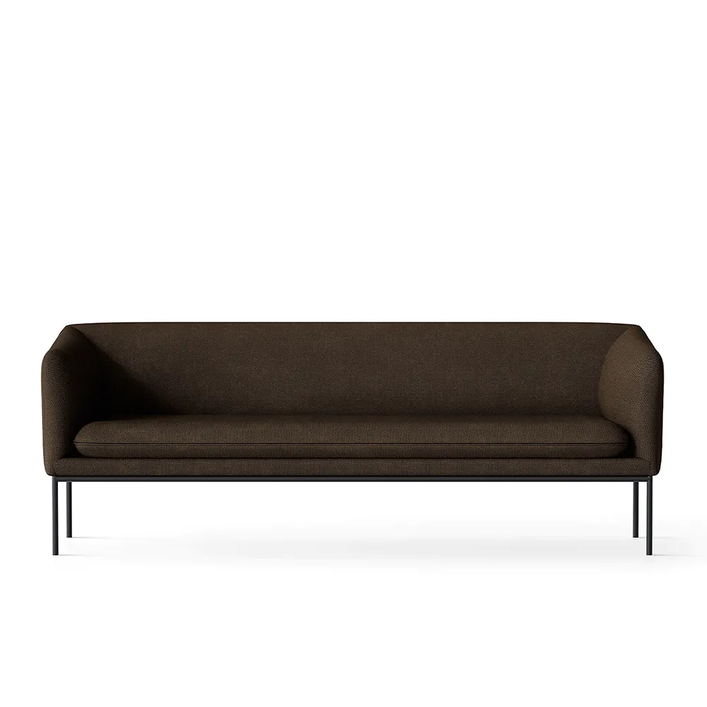 Ferm Living, Soffa 3-Sits Turn Hallingdal Dark Brown