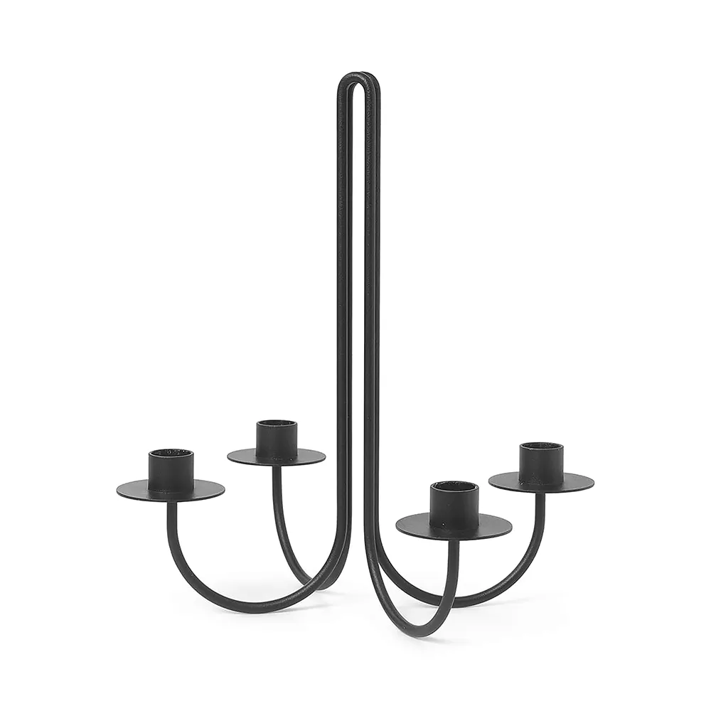 Ferm Living, Ljusstake Sway Black