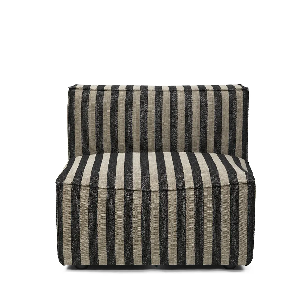 Ferm Living, Catena Sofa Center S100 - Louisiana - Sand/Black