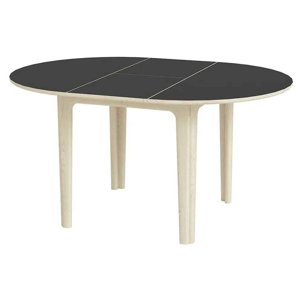 Skovby, Sm111 matbord Ek Vitolja/Svart Nanolaminat