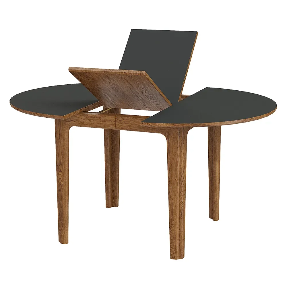 Skovby, Sm111 Bord Valnöt Olja/Svart Nanolaminat