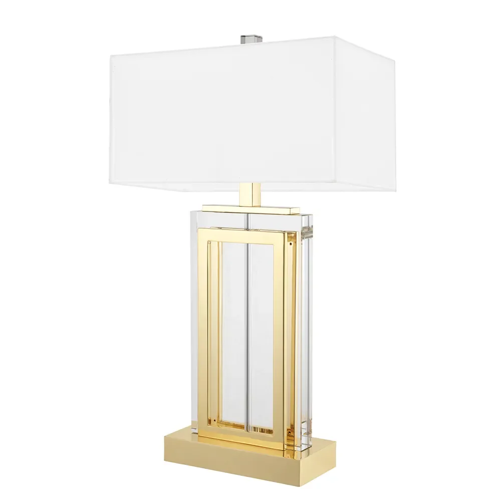 Eichholtz, Bordslampa Arlington Crystal Guld
