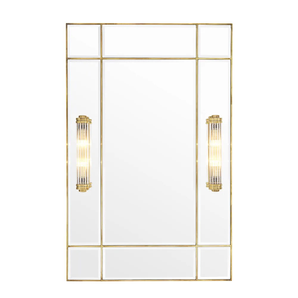 Eichholtz, Spegel Beaumont med belysning