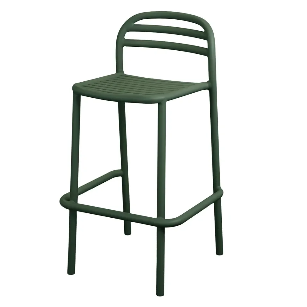 Cane-line, Bliss barstol, stapelbar Dark green, aluminium