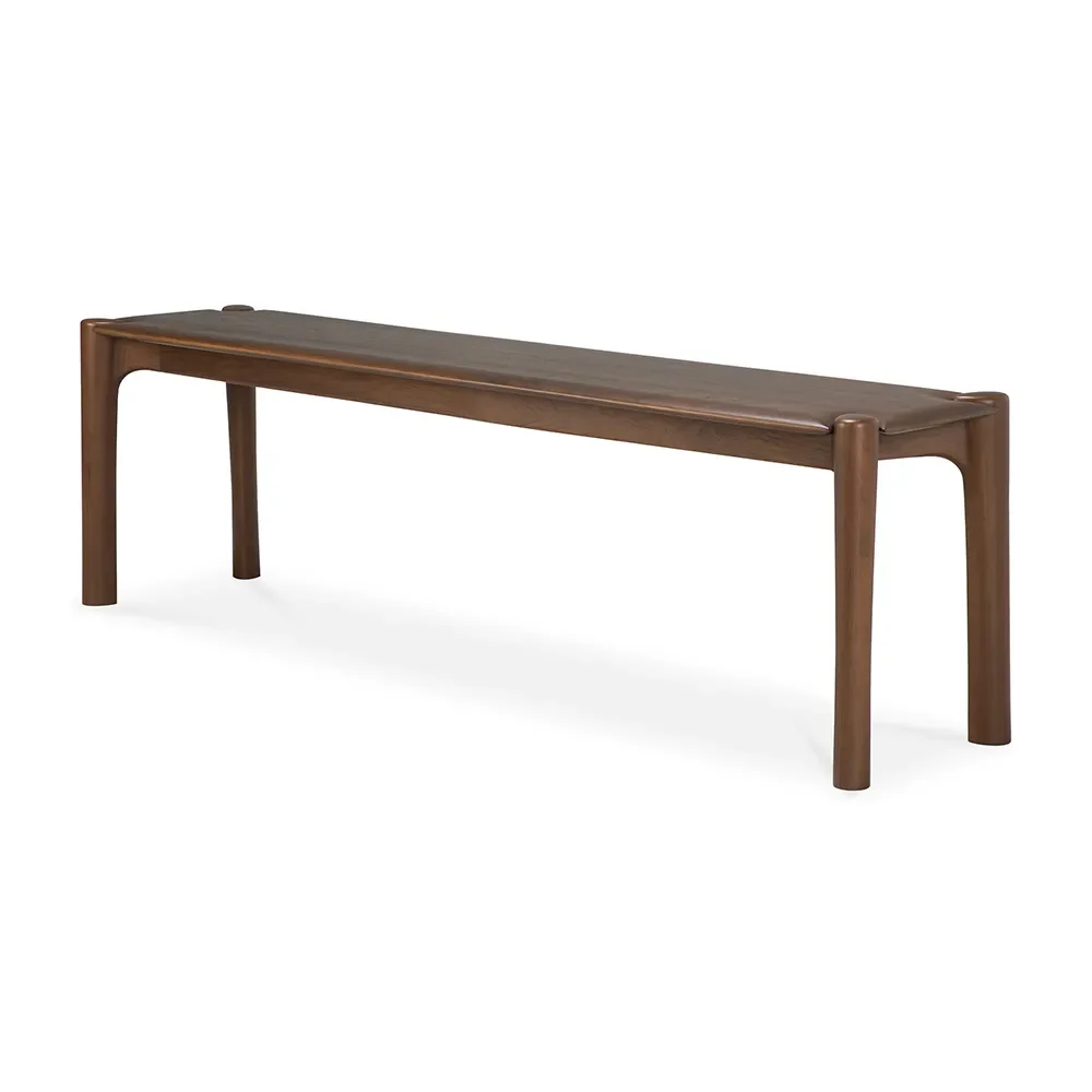 Ethnicraft, PI Bänk 35x166 cm Brunlackad teak