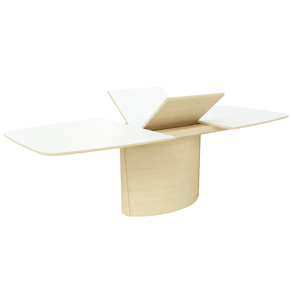 Skovby, Sm117 Bord Ek Vitolja/Vit Laminat 192-252X102X74Cm