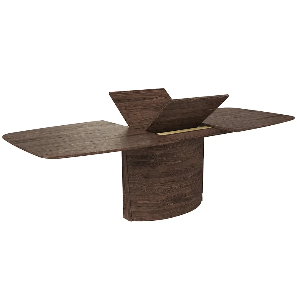 Skovby, Sm117 Bord Valnöt Lack 192-252X102X74Cm