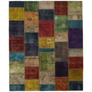 Vintage Patchwork orientalisk matta 208 x 256 cm