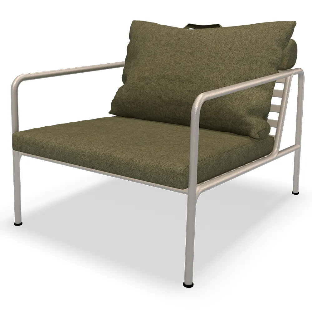 Houe, Avon Fåtölj Moss/White