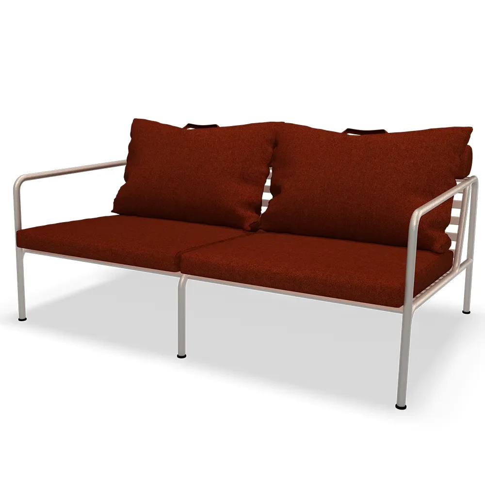 Houe, Avon 2-sits soffa Rust/White