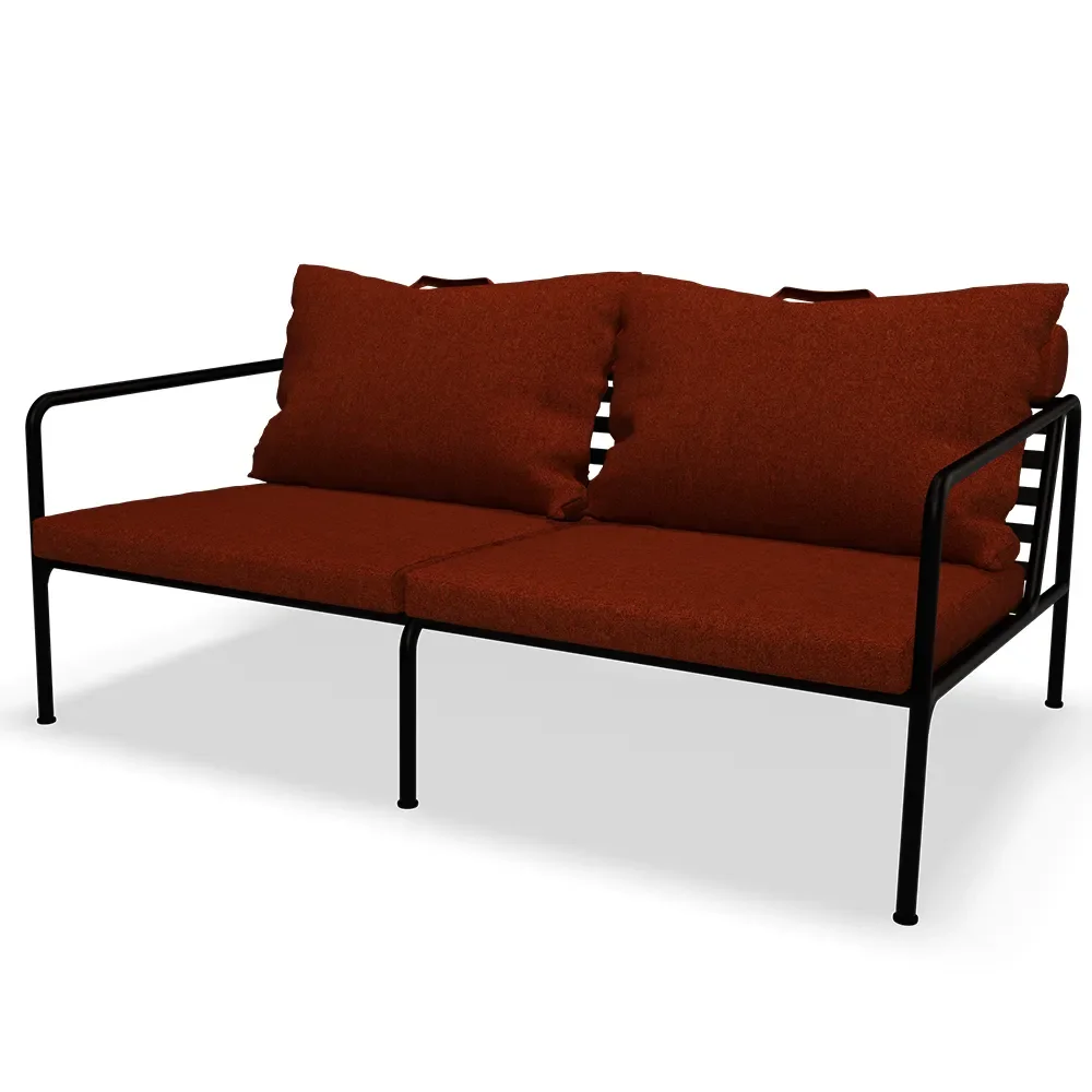 Houe, Avon 2-sits soffa Rust/Black