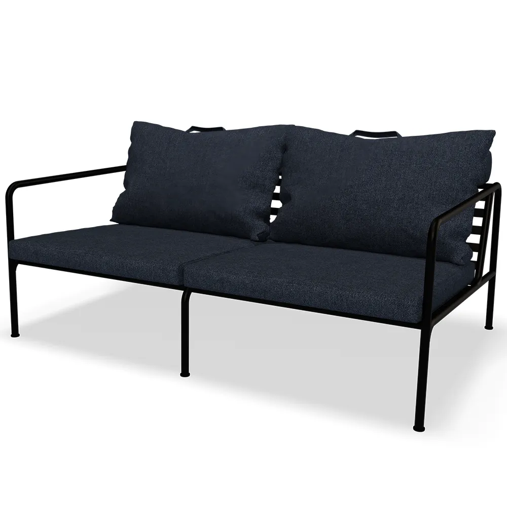 Houe, Avon 2-sits soffa Sky/Black