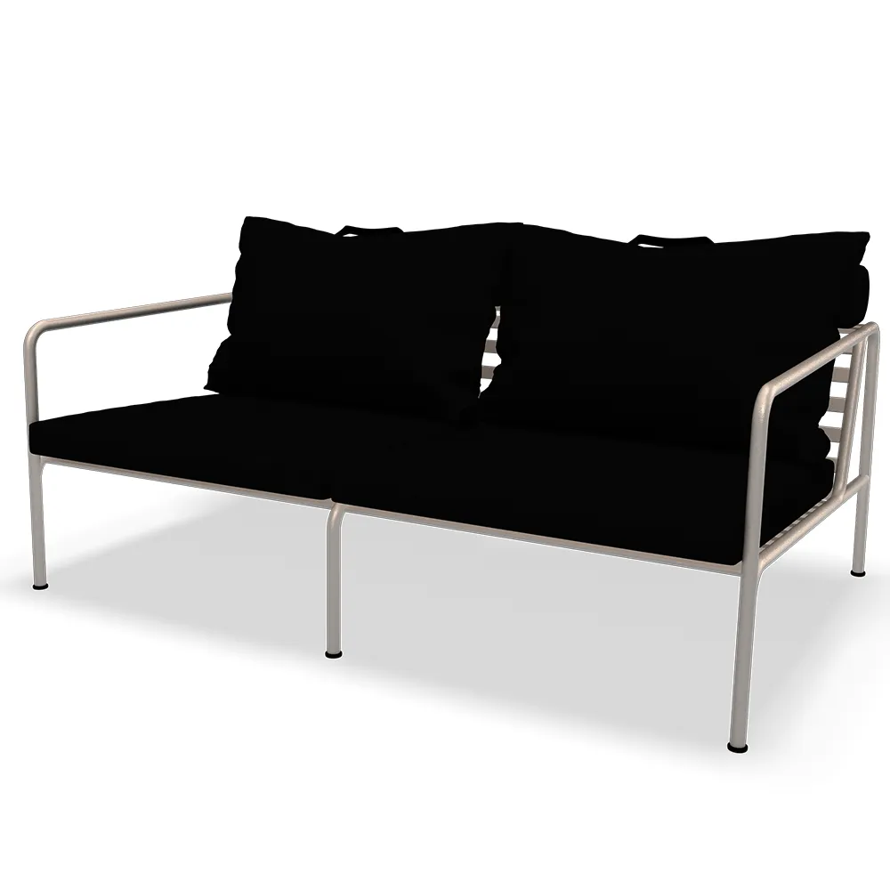 Houe, Avon 2-sits soffa Charcoal/White