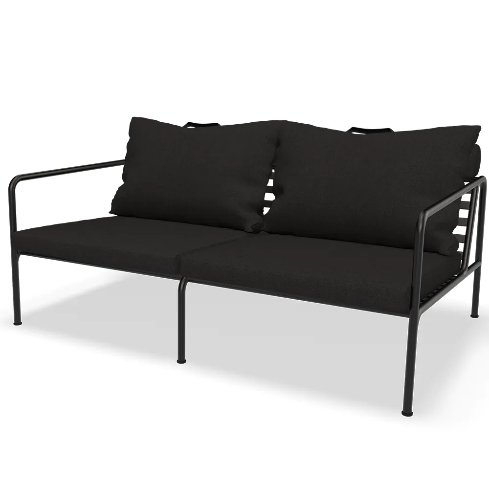 Houe, Avon 2-sits soffa Charcoal/Black