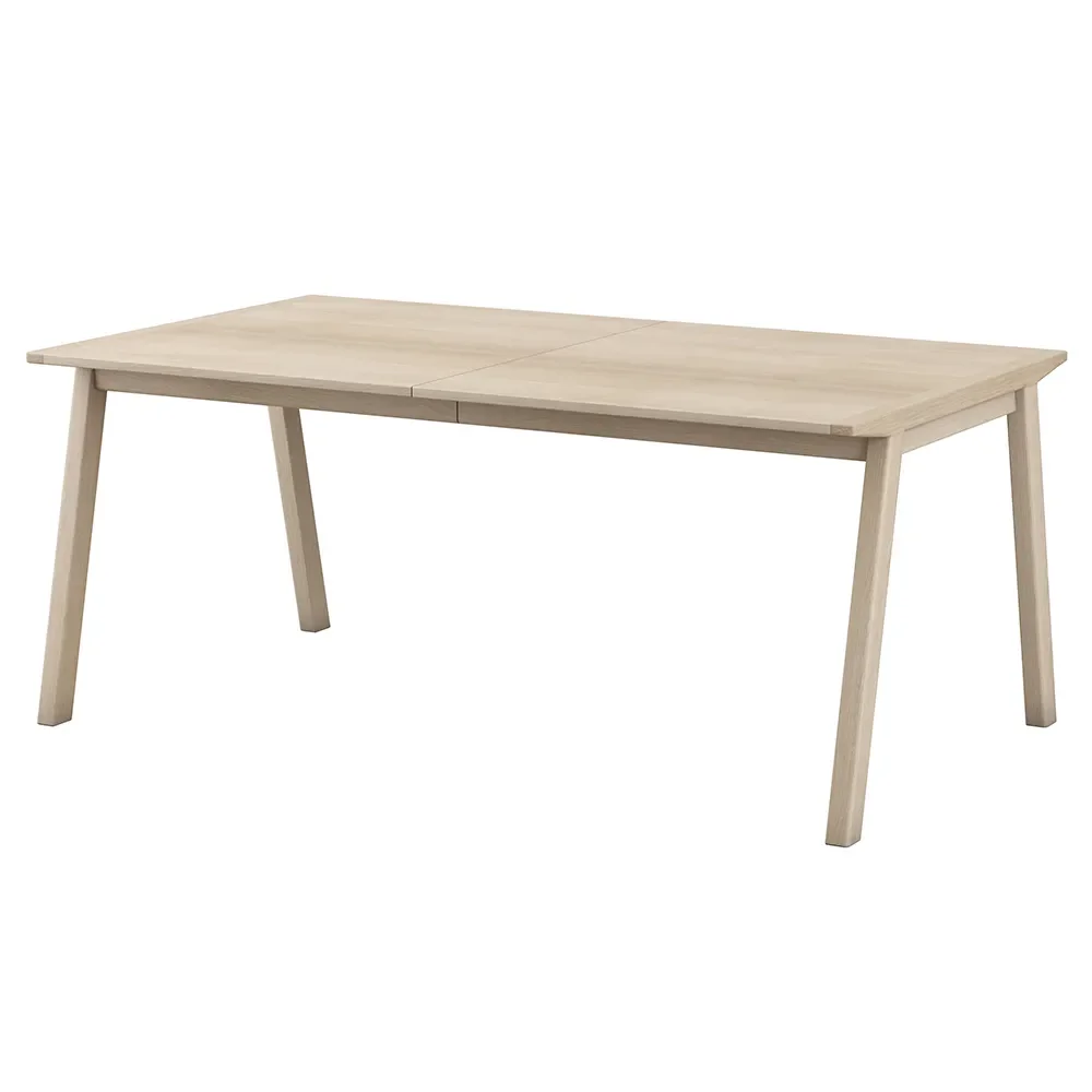 Skovby, SM142 Matbord 100x74-270 cm Ek massiv Vitoljad