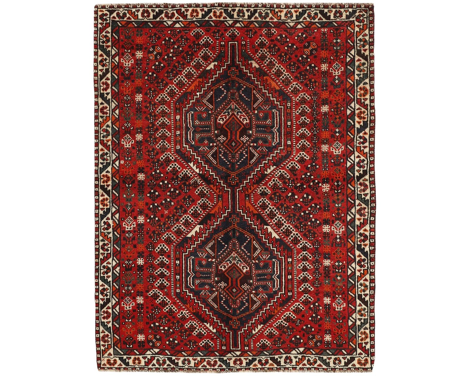 Shiraz orientalisk matta 151 x 196 cm
