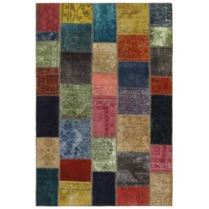 Vintage Patchwork orientalisk matta 156 x 239 cm