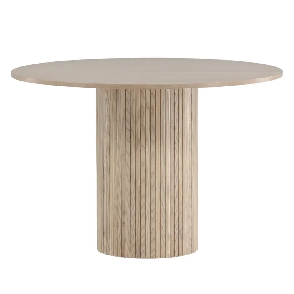 Venture Design, Bianca Matbord Ø110 Vitputsad