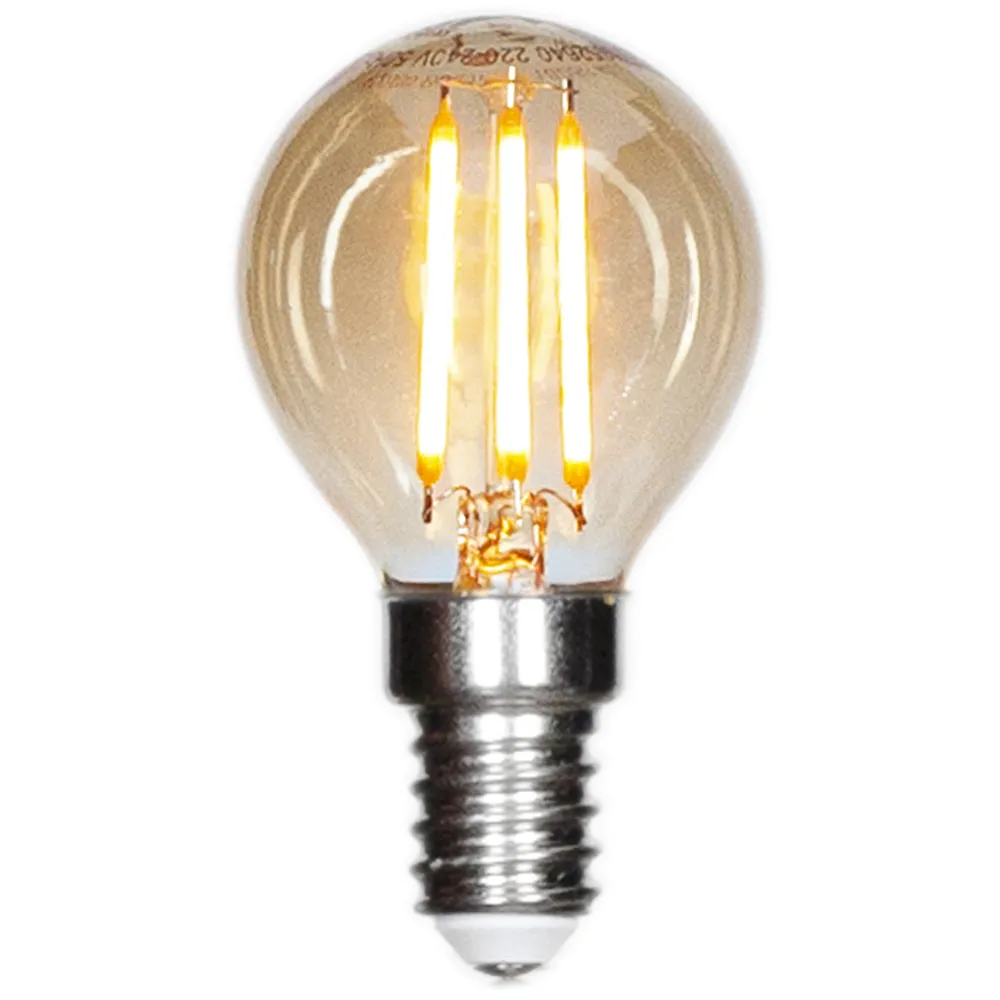 by Rydéns, Filament ljuskälla LED dimbar klot E14 4W Ø45mm Amber