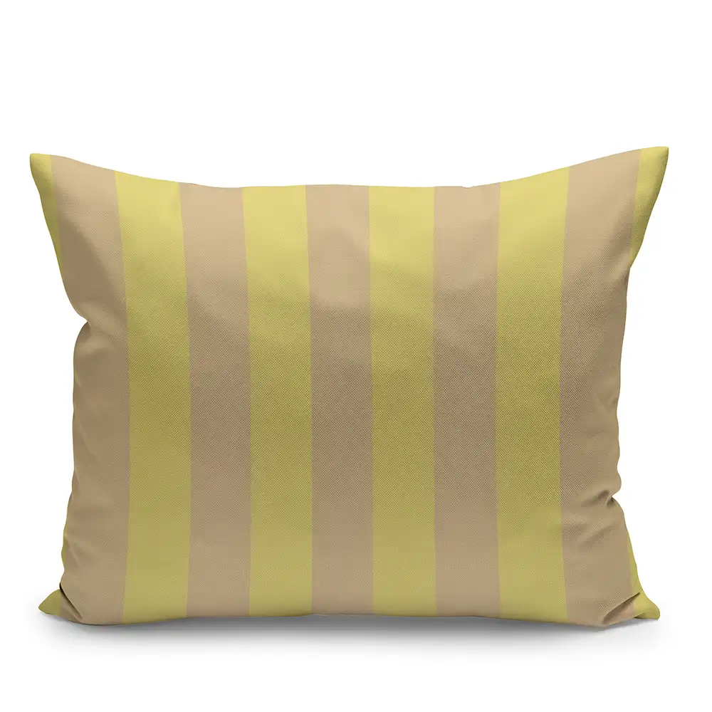 Skagerak, Barriere Prydnadskudde 60x50 cm Lemon/Sand Stripe