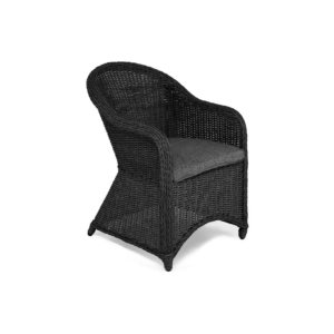 deNoord Marcus Light trädgårdstol svart, set om 2