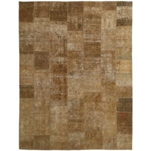 Vintage Patchwork orientalisk matta 308 x 404 cm