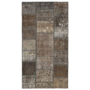 Vintage Patchwork orientalisk matta 76 x 156 cm