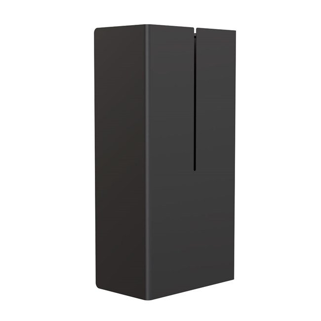 FROST Denmark papperskorg svart rostfri stål