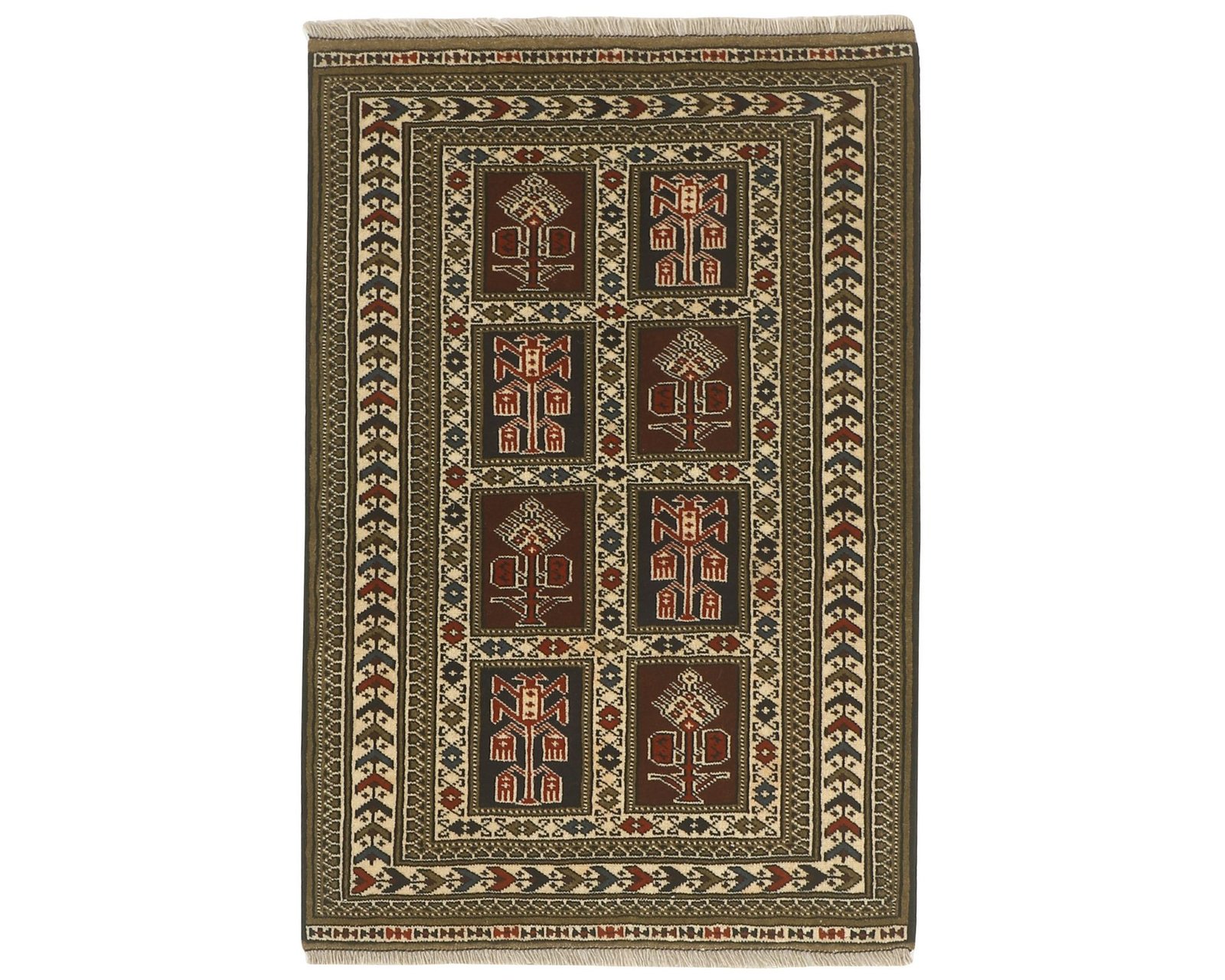 Torkaman Fine orientalisk matta 85 x 128 cm