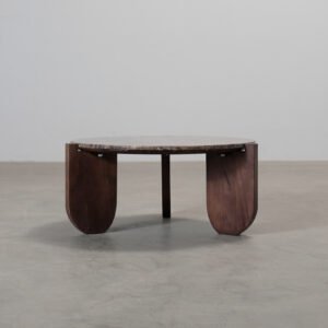 Jakobsdals Tabella coffee table ø 100 cm brown