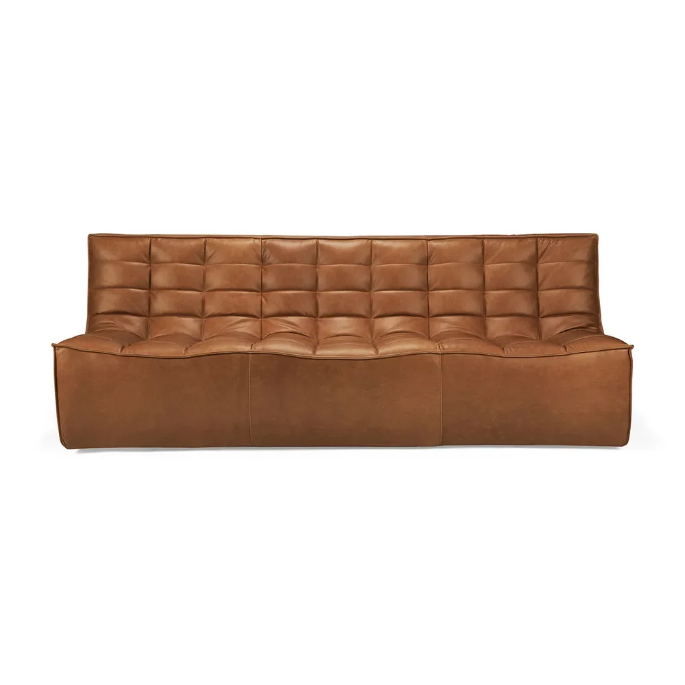 Ethnicraft, N701 3-sits soffa Leather