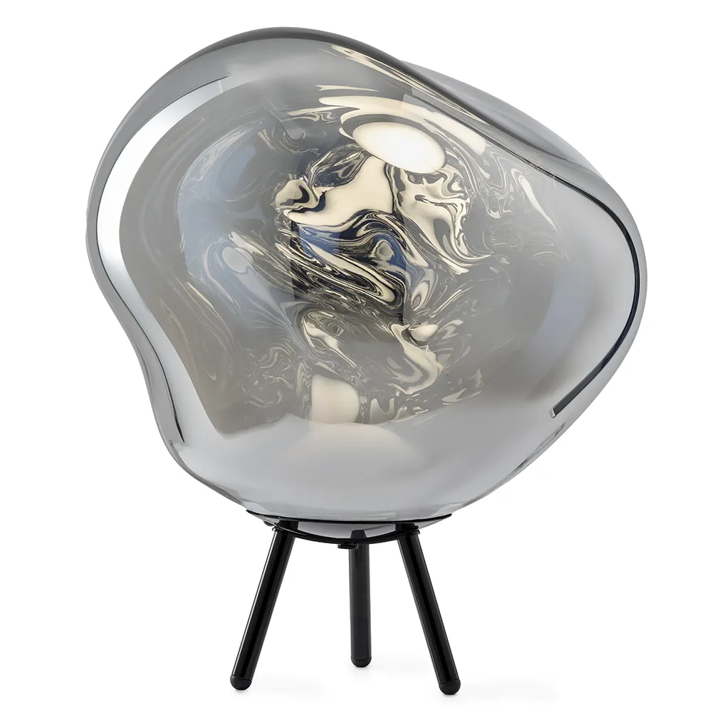 Tom Dixon, Melt Portabel Large golvlampa Silver LED