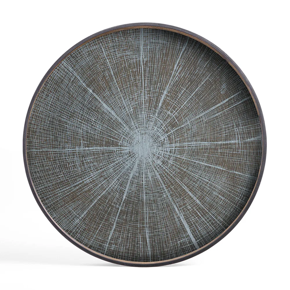 Ethnicraft, Slice bricka trä Ø92 cm vit