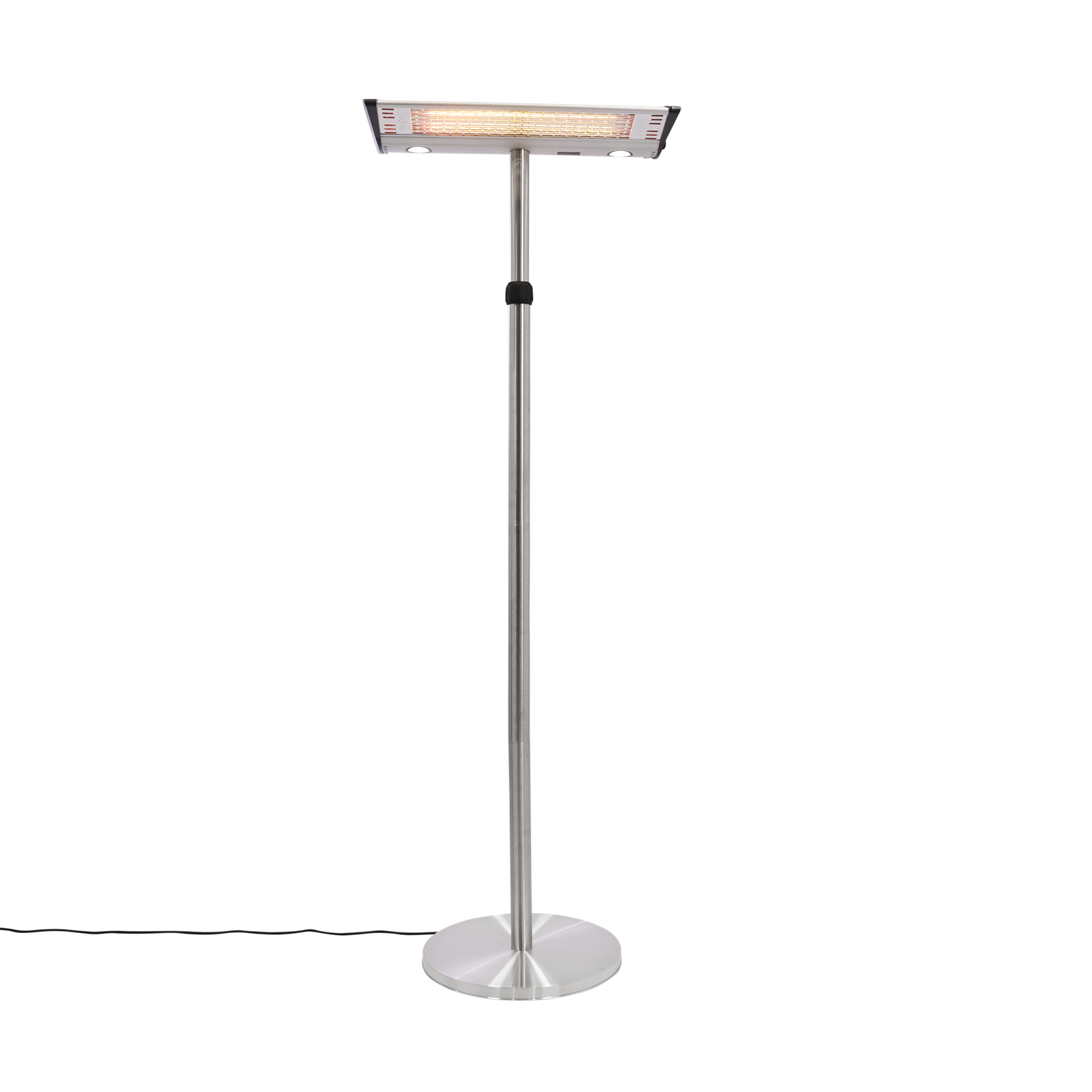 Terrassvärmare golvmodell 2000 W HORTUS, silver