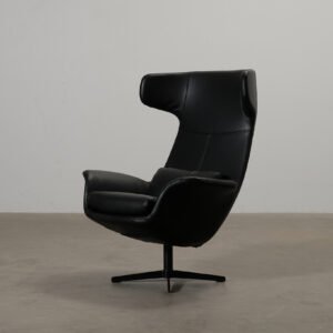 Mirasol Highback Fåtölj läder svart