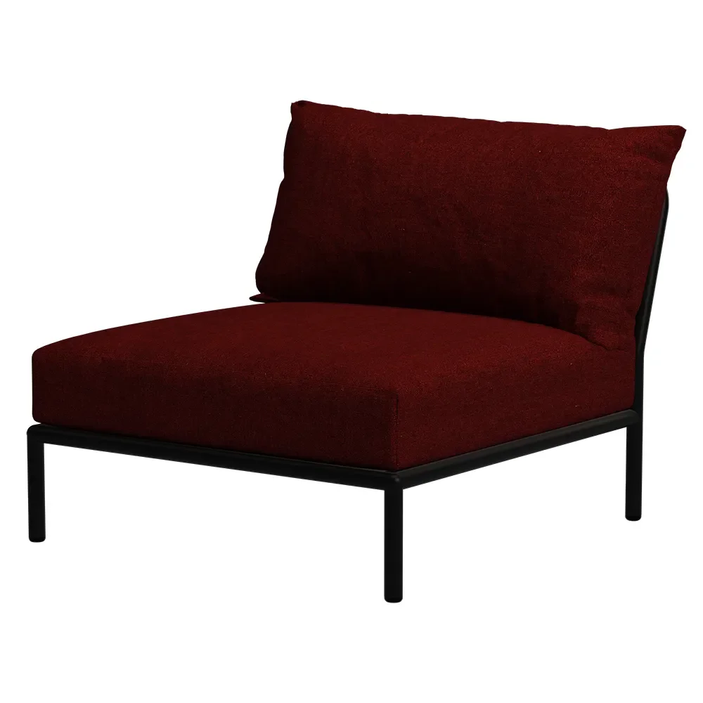 Houe, Level 2 Fåtölj Scarlet/Dark grey