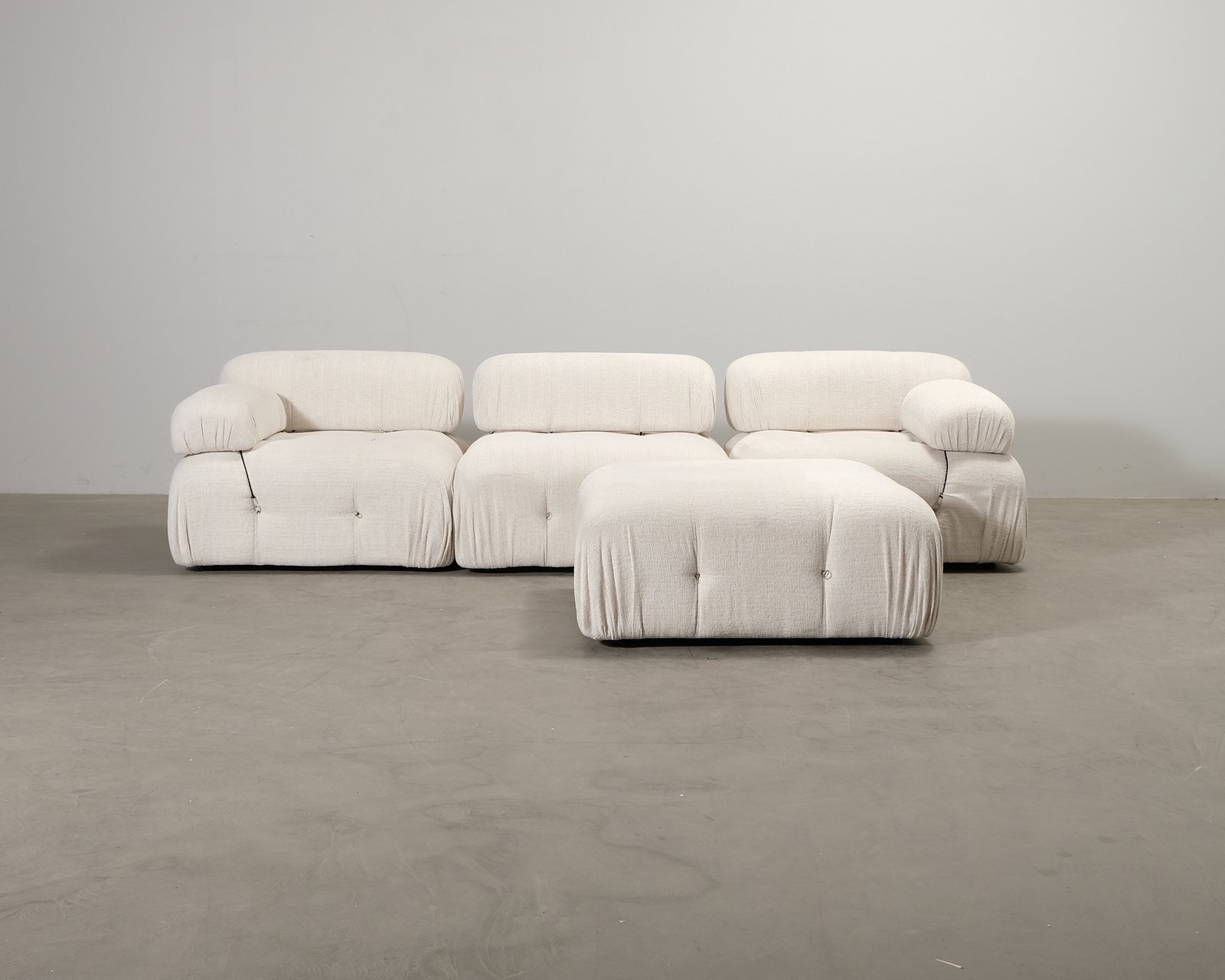 Bengul 3-sits modulsoffa ljusbeige