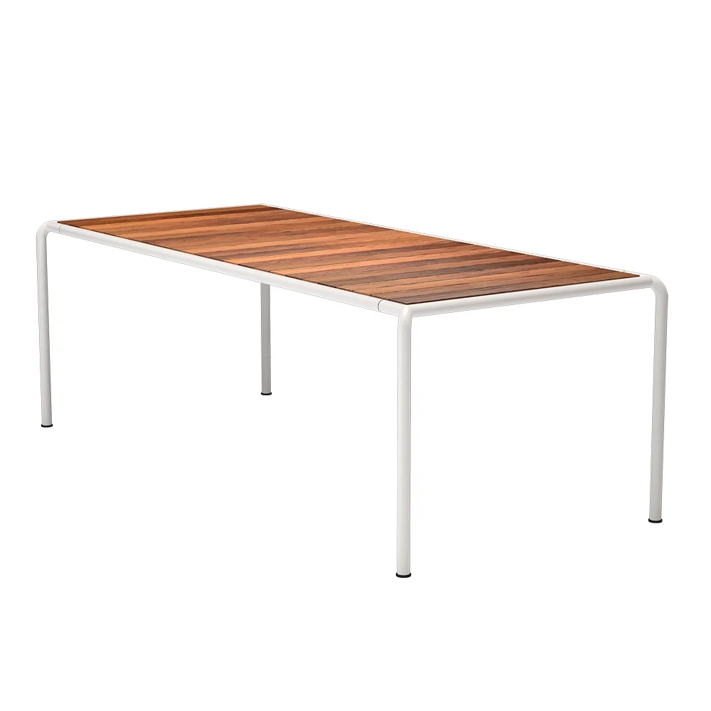 Houe, AVANTI Matbord 222x98 cm ask/vit