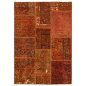 Vintage Patchwork orientalisk matta 104 x 157 cm