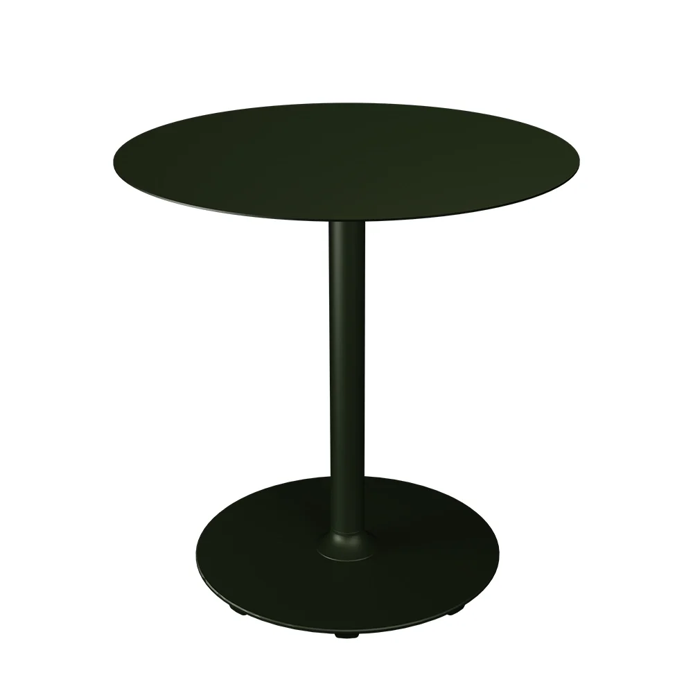 Houe, PICO Cafébord Ø74 cm, rund bas Olive green