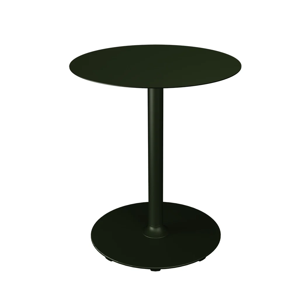 Houe, PICO Cafébord Ø64 cm, rund bas Olive green