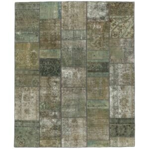 Vintage Patchwork orientalisk matta 205 x 252 cm