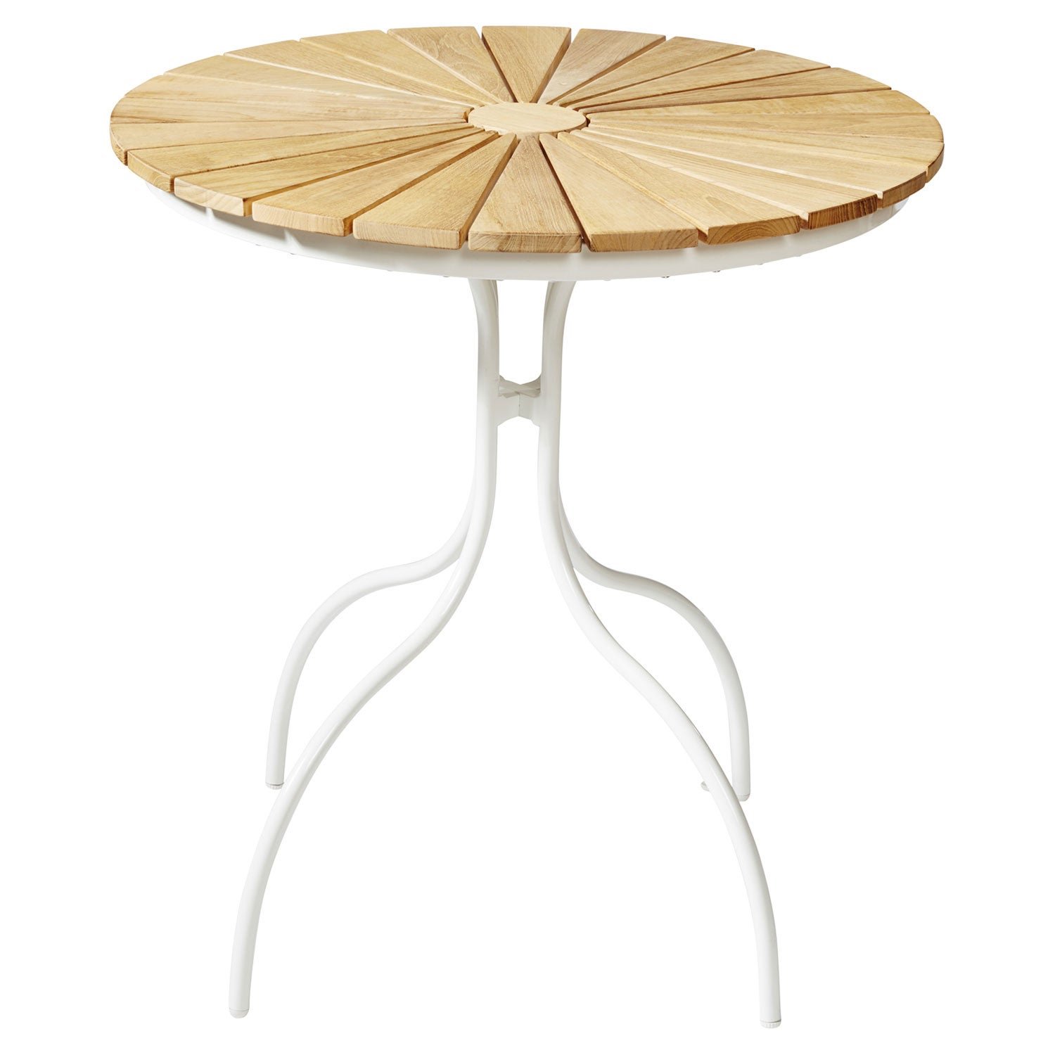 Cinas, Hard & Ellen cafébord 80 cm vit/teak