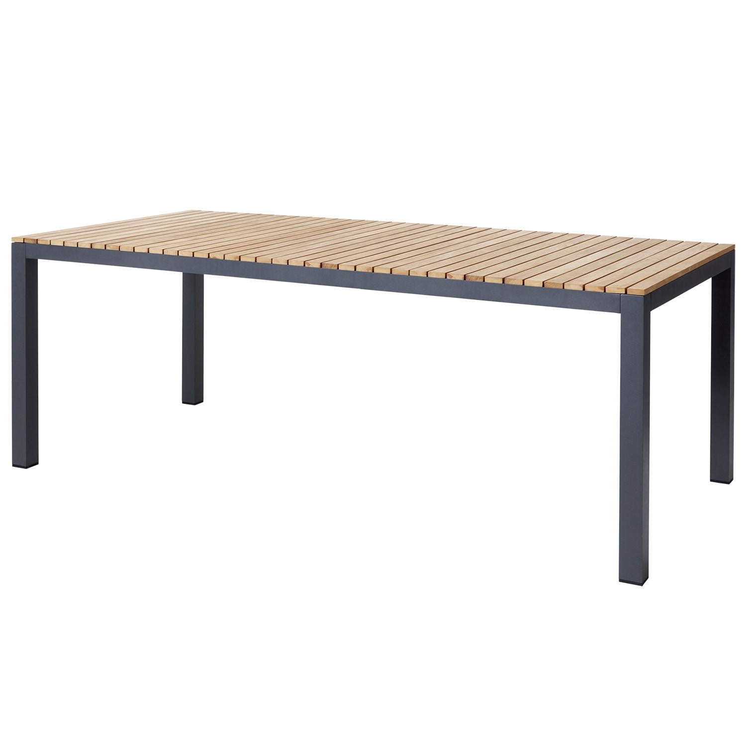 Cinas, Mood extreme Matbord 100x208 cm teak/ antracit