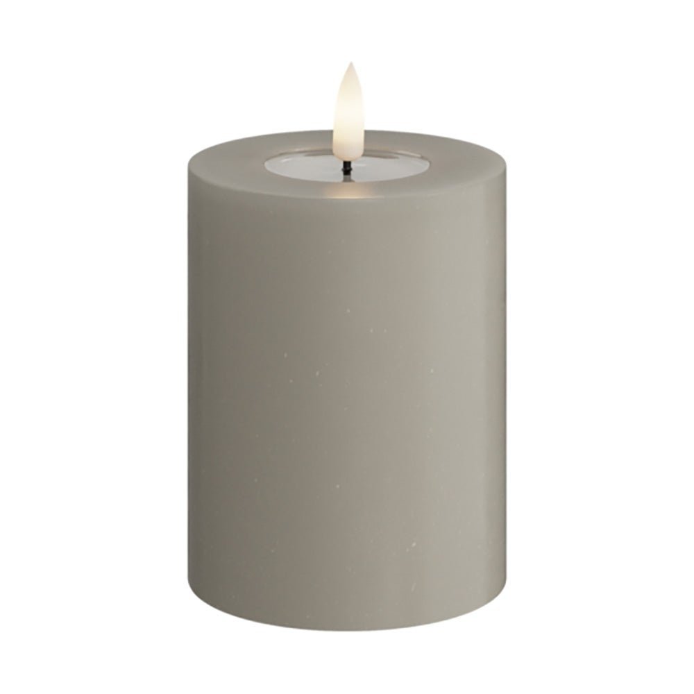 Deluxe Homeart, LED blockljus 7,5x10 cm sand