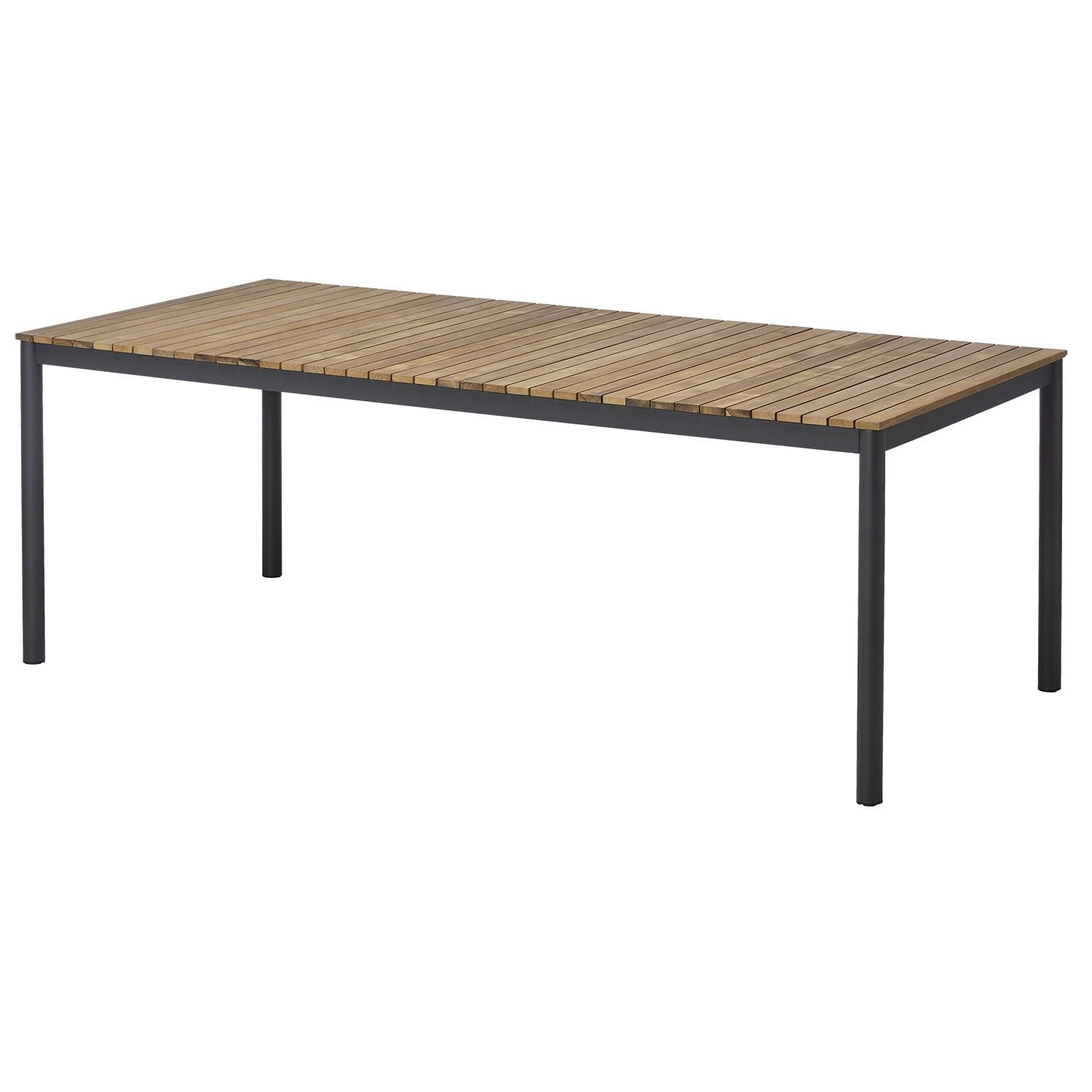 Cinas, Mood bord 100x208 cm antracit teak/aluminium