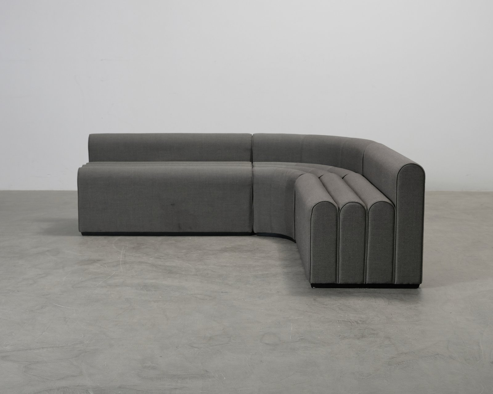 Lounge hörnsoffa mörkgrön